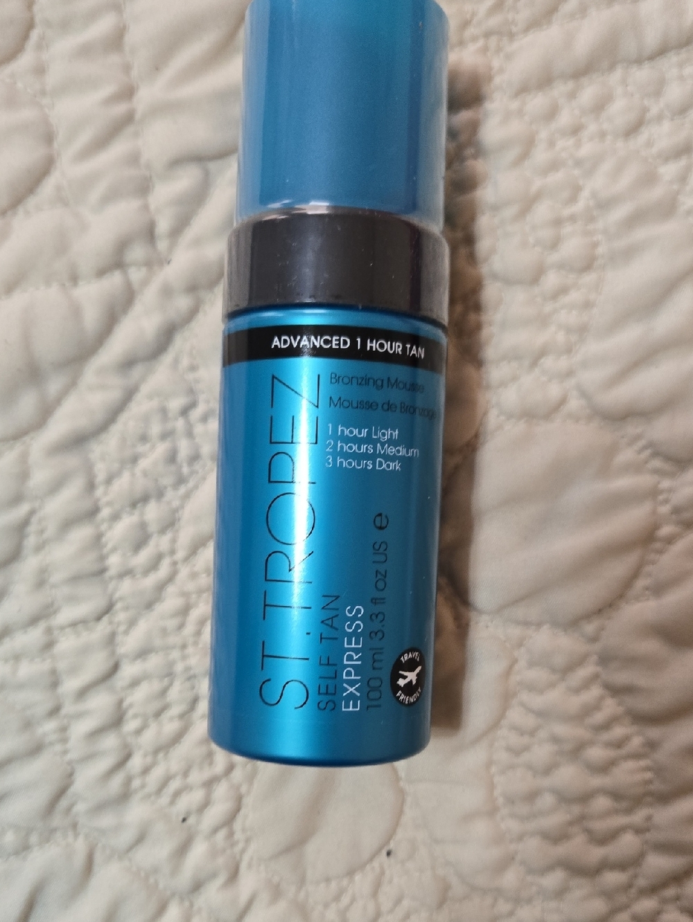 St. Tropez Self Tan Express Bronzing Mousse - Metallic Blue
